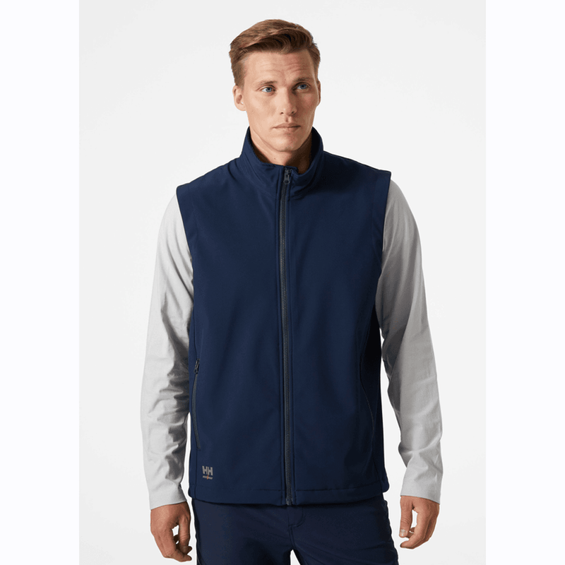 Helly Hansen 74086 Manchester 2.0 Zip in Softshell Vest Gilet - BODYWARMERS