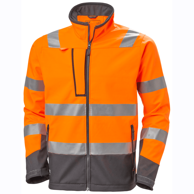 Helly Hansen 74095 Alna 2.0 Hi-Vis Softshell Jacket - HI-VIS JACKETS & COATS