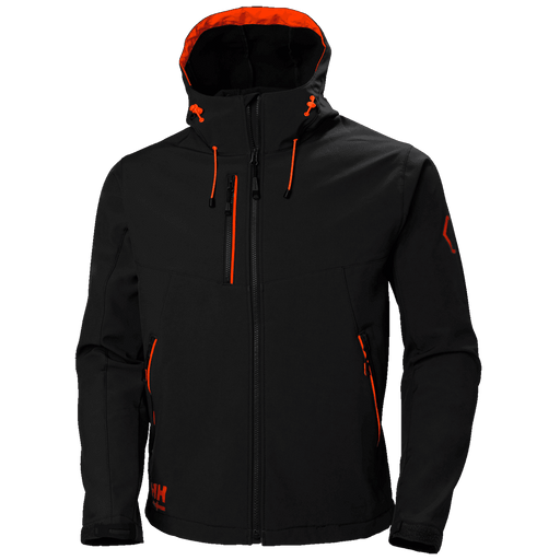 Helly Hansen 74140 Chelsea Evolution Hooded Softshell Jacket - SOFTSHELL JACKETS