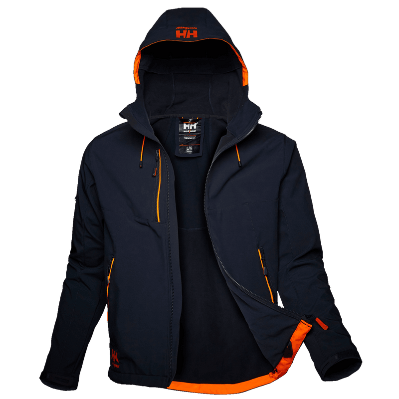 Helly Hansen 74140 Chelsea Evolution Hooded Softshell Jacket - SOFTSHELL JACKETS