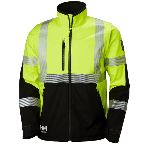 Helly Hansen 74272 ICU Hi-Vis Softshell Jacket - HI-VIS JACKETS & COATS