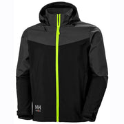 Helly Hansen 74290 Oxford Softshell Hooded Work Jacket - SOFTSHELL JACKETS