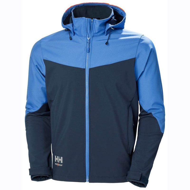 Helly Hansen 74290 Oxford Softshell Hooded Work Jacket - SOFTSHELL JACKETS