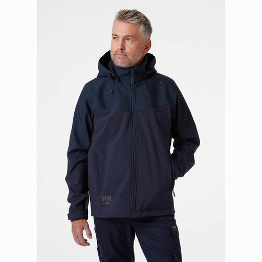 Helly Hansen 74290 Oxford Softshell Hooded Work Jacket - SOFTSHELL JACKETS