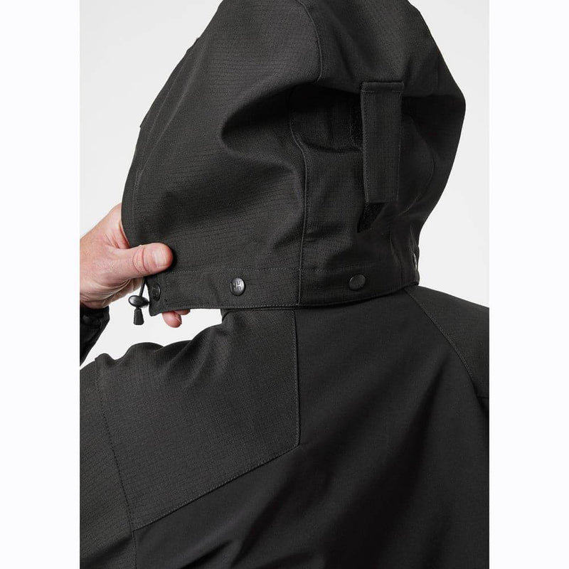 Helly Hansen 74290 Oxford Softshell Hooded Work Jacket - SOFTSHELL JACKETS