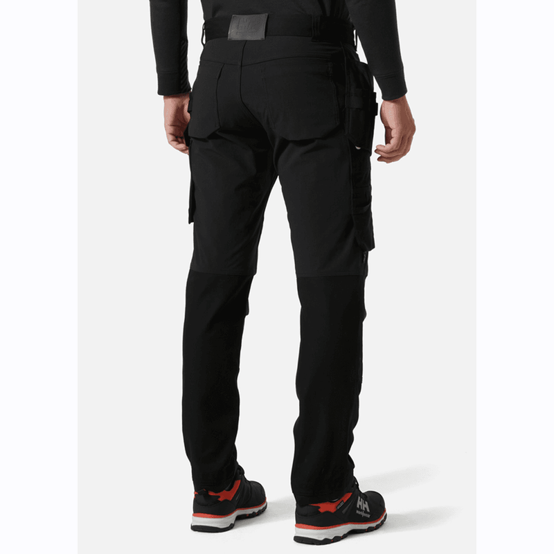 HELLY HANSEN 77405 OXFORD 4-WAY STRETCH CONSTRUCTION WORK PANT TROUSER BLACK - Apparel & Accessories > Clothing > Pants KNEE PAD TROUSERS
