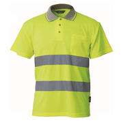 Herock Hi-Vis Reflective Polo T-Shirt Various Colours - HI-VIS T-SHIRTS