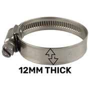 A4 Stainless Steel Hose Clip 40mm/60mm - Hardware > Plumbing > Plumbing Fittings & Supports > Plumbing Pipe Clamps Tech Hose & Fittings