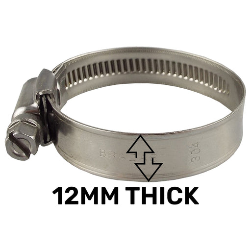 A4 Stainless Steel Hose Clip 40mm/60mm - Hardware > Plumbing > Plumbing Fittings & Supports > Plumbing Pipe Clamps Tech Hose & Fittings