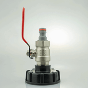 IBC 2” S60X6 Cap with Lever Valve and Male Quick Connector WL - Home & Garden > Lawn & Garden