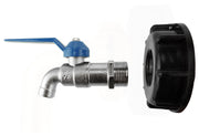 IBC 2” S60X6 Cap with Basic Garden Tap ¾” BSP - Home & Garden > Lawn & Garden