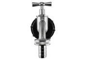 IBC 2” S60X6 Cap with Nickle Plated Bib Tap ½” Barb - Home & Garden > Lawn & Garden