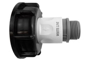 IBC 2” S60X6 Cap with Male Quick Connector and ¾” BSP Threaded Hose Connector - Hardware > Plumbing > Plumbing Fittings & Supports > Pipe Connectors