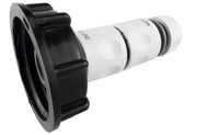 IBC 2” S60X6 Cap with Threaded Hose Fitting, Double Male and Hose Connector WL - Hardware > Plumbing > Plumbing Fittings & Supports > Pipe Connectors