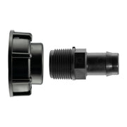 IBC 2” S60X6 Cap with 19mm Barbed Straight - Home & Garden > Lawn & Garden