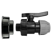 IBC 2” S60X6 Cap with 32mm MDPE Valve - Home & Garden > Lawn & Garden