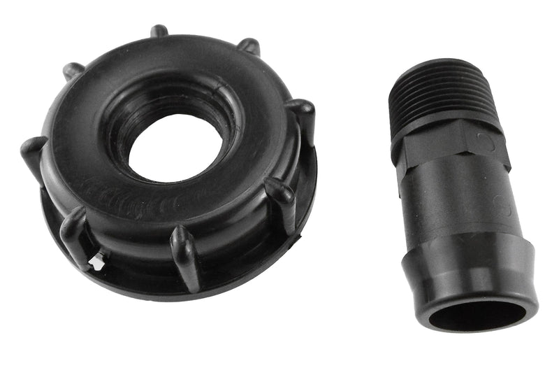 IBC 2” S60X6 Cap with Straight 25mm Barb - Home & Garden > Lawn & Garden