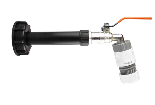 IBC 2” S60X6 Cap with Water Filter, Lever Tap and Max Flo Hose Connectors Set - Home & Garden > Lawn & Garden