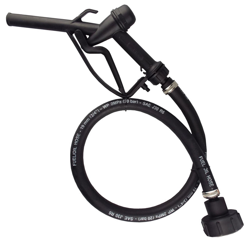 Fuel Gun with 1" Rubber Hose & Tank Adaptor Set - Hardware > Hardware Pumps > Utility Pumps > Transfer Pumps Tech Hose & Fittings