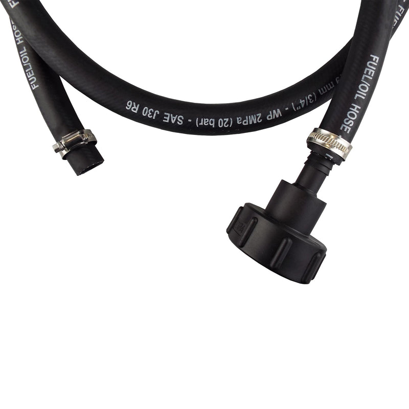 Fuel Gun with 1" Rubber Hose & Tank Adaptor Set - Hardware > Hardware Pumps > Utility Pumps > Transfer Pumps Tech Hose & Fittings