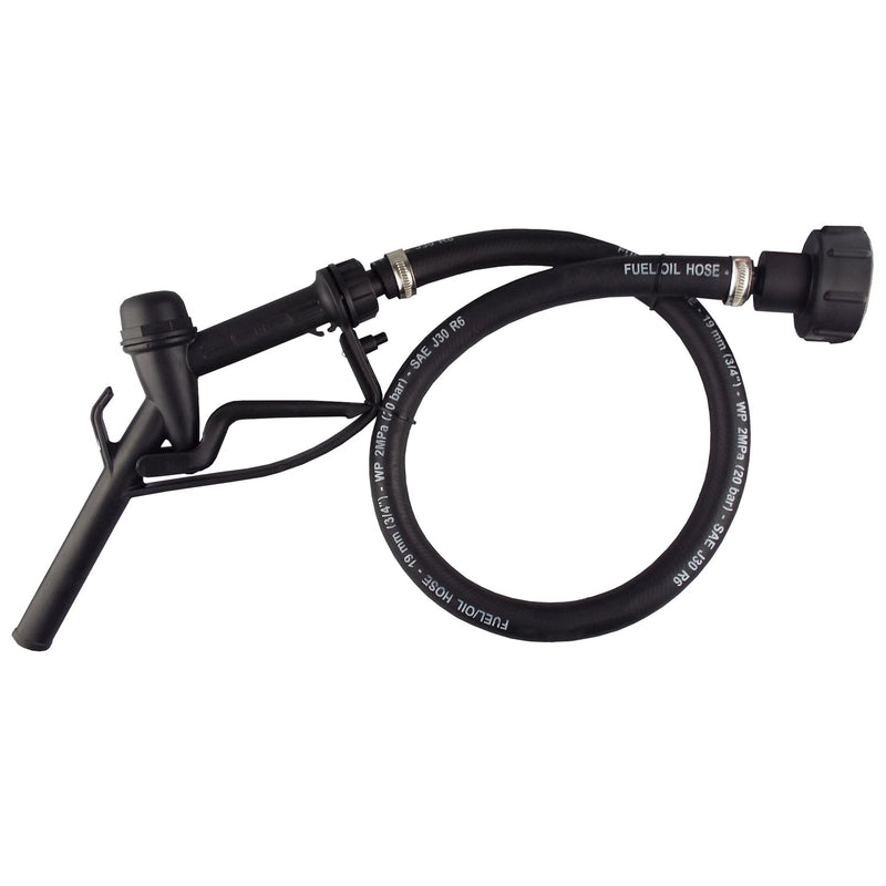 Fuel Gun with 1" Rubber Hose & Tank Adaptor Set - Hardware > Hardware Pumps > Utility Pumps > Transfer Pumps Tech Hose & Fittings
