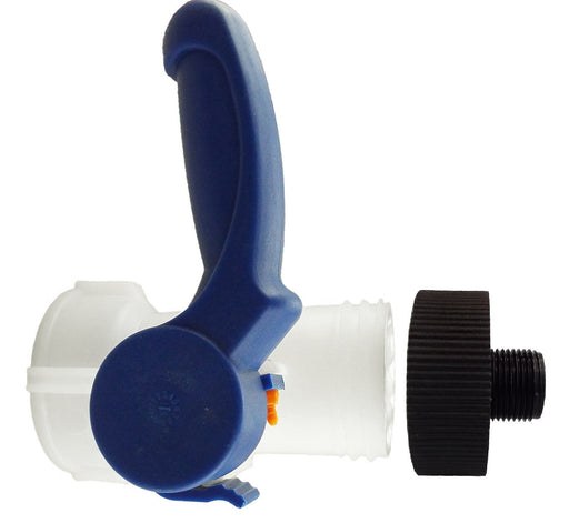 IBC 2” S60X6 Valve with S60X6 - 1” BSP Threaded Fitting - Hardware > Plumbing > Plumbing Fittings & Supports > Pipe Connectors