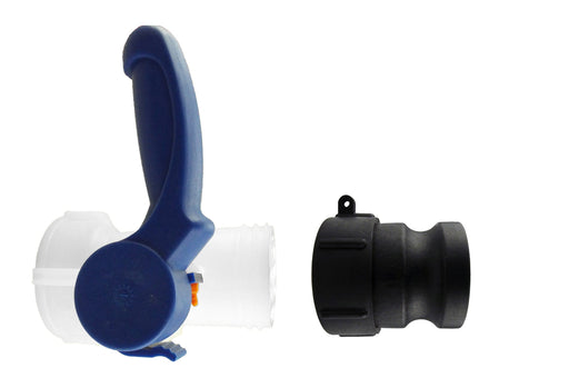 IBC 2” S60X6 Valve with IBC S60X6 - 2” Camlock Fitting - Hardware > Plumbing > Plumbing Fittings & Supports > Pipe Connectors