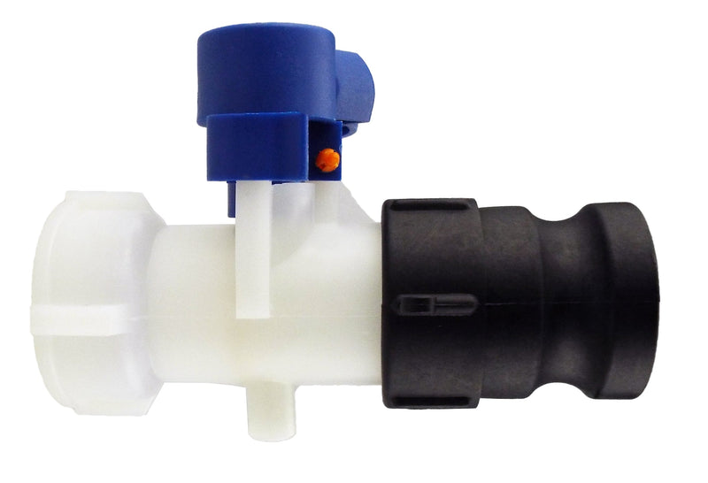 IBC 2” S60X6 Valve with IBC S60X6 - 2” Camlock Fitting - Hardware > Plumbing > Plumbing Fittings & Supports > Pipe Connectors