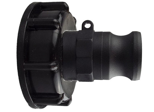 IBC 2” S60X6 Cap with ¾” Type F Camlock - Hardware > Plumbing > Plumbing Fittings & Supports > Pipe Connectors