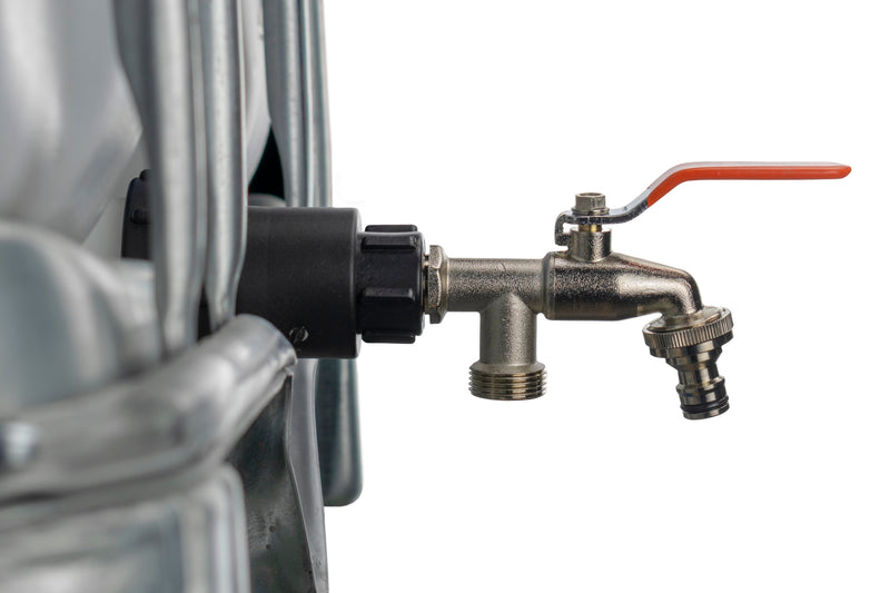 IBC 2” S60X6 - 1/2" BSPF Extender Adaptor with ½” BSP Double Lever Tap - Hardware > Plumbing > Plumbing Fittings & Supports > Pipe Connectors