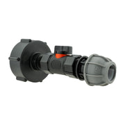 IBC 2” S60X6 Cap with In-Line BSPF Valve and MDPE Straight 20mm - Hardware > Plumbing > Plumbing Fittings & Supports > Pipe Connectors