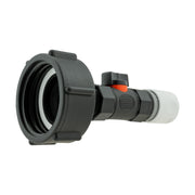 IBC 2” S60X6 Cap with In-Line BSPF Valve and ¾” BSPM Female Hose Connector WL - Hardware > Plumbing > Plumbing Fittings & Supports > Pipe Connectors