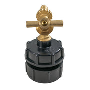 IBC 2” BSPF – S60X6 Cap with S60X6 – ½” BSPF Cap and Brass Bib Tap 1/2” Barb - Home & Garden > Lawn & Garden
