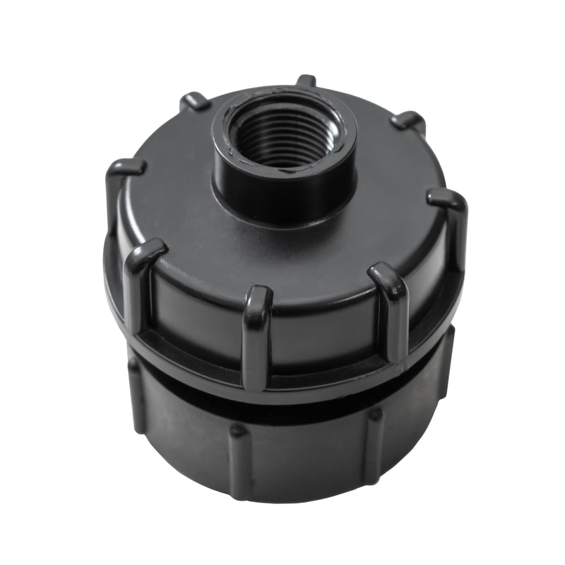 IBC 2” BSPF – S60X6 Cap with S60X6 – ½” BSPF Cap and Brass Bib Tap 1/2” Barb - Home & Garden > Lawn & Garden