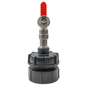 IBC 2” BSPF – S60X6 Cap with S60X6 – ½” BSPF Cap and Lever Tap ½” Barb - Home & Garden > Lawn & Garden