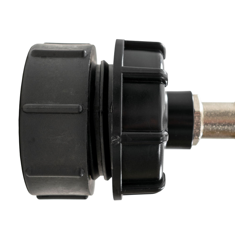 IBC 2” BSPF – S60X6 Cap with S60X6 – ½” BSPF Cap and Lever Tap ½” Barb - Home & Garden > Lawn & Garden