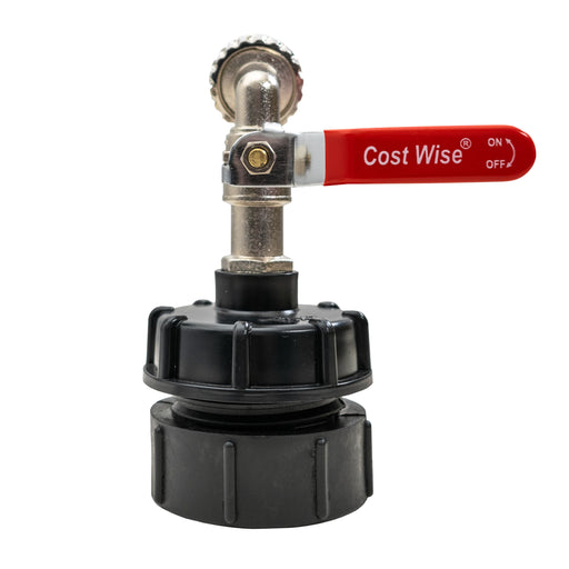 IBC 2” BSPF – S60X6 Cap with S60X6 – ½” BSPF Cap and Quick Connect Lever Tap ½” BSP - Home & Garden > Lawn & Garden