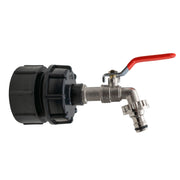 IBC 2” BSPF – S60X6 Cap with S60X6 – ½” BSPF Cap and Quick Connect Lever Tap ½” BSP - Home & Garden > Lawn & Garden