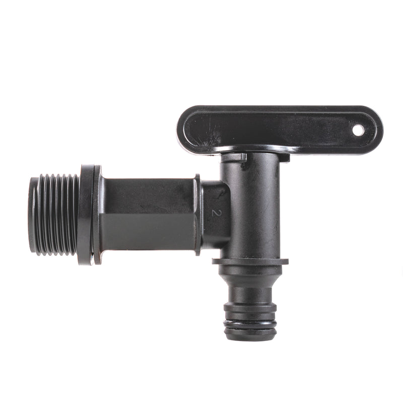 3/4" BSPM PP Snap On Male Tap with Washers and Nut - Home & Garden > Lawn & Garden Garden watering