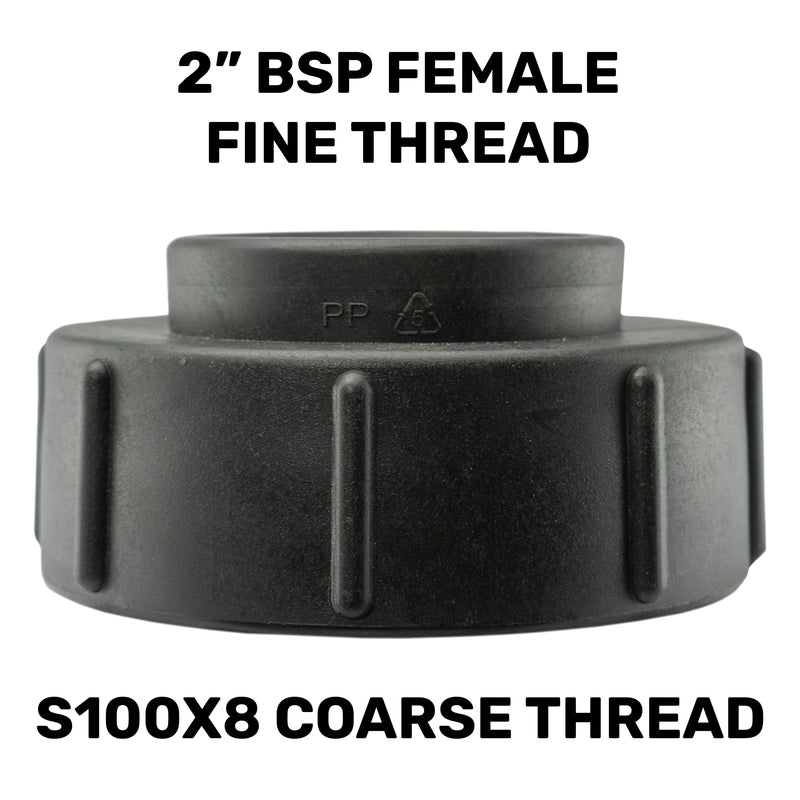 IBC S100X8 Adapter to 2"BSPF - Home & Garden > Lawn & Garden Tech Hose & Fittings