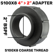 IBC S100X8 Adapter to 2"BSPF - Home & Garden > Lawn & Garden Tech Hose & Fittings