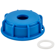 IBC Cap with Hole to Fit 1/2" BSP Thread S60X6 and Washer - Home & Garden > Lawn & Garden Tech Hose & Fittings
