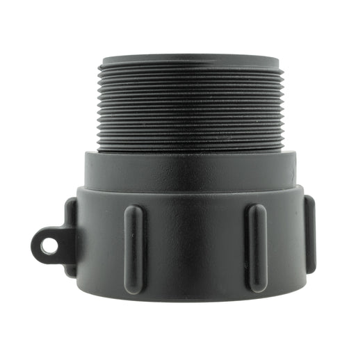 IBC 2” S60X6 Cap with 2” BSP Elbow and 50mm Barb Straight - Home & Garden > Lawn & Garden