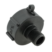 IBC 2” S60X6 Cap with BSPF Thread-Quick Connect Male Valve and Hose Connector 4mm Barb - Hardware > Plumbing > Plumbing Fittings & Supports > Pipe Connectors
