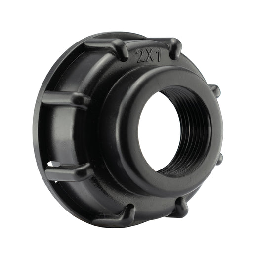 IBC 2” S60X6 Cap with Lever Valve and 32mm MDPE Tee - Home & Garden > Lawn & Garden