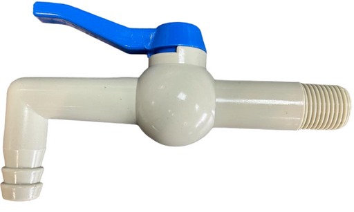 PP TAP 90 DEGREE WITH 1/2"BSPM INLET 150mm - Home & Garden > Lawn & Garden Garden watering