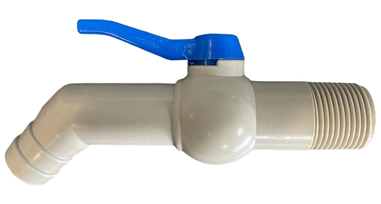 PP TAP 45 DEGREE WITH 1"BSPM INLET 170mm - Home & Garden > Lawn & Garden Garden watering