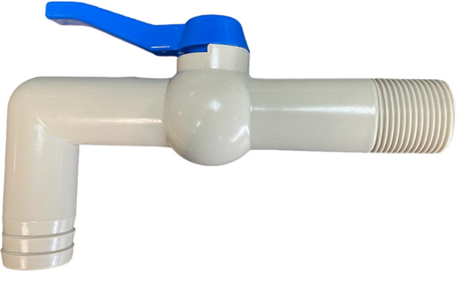 PP TAP 90 DEGREE WITH 3/4"BSPM INLET 160mm - Home & Garden > Lawn & Garden Garden watering