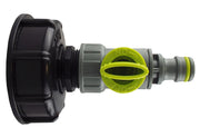 IBC 2” S60X6 Cap with ¾” BSP – Click Lock Valve Lime - Home & Garden > Lawn & Garden
