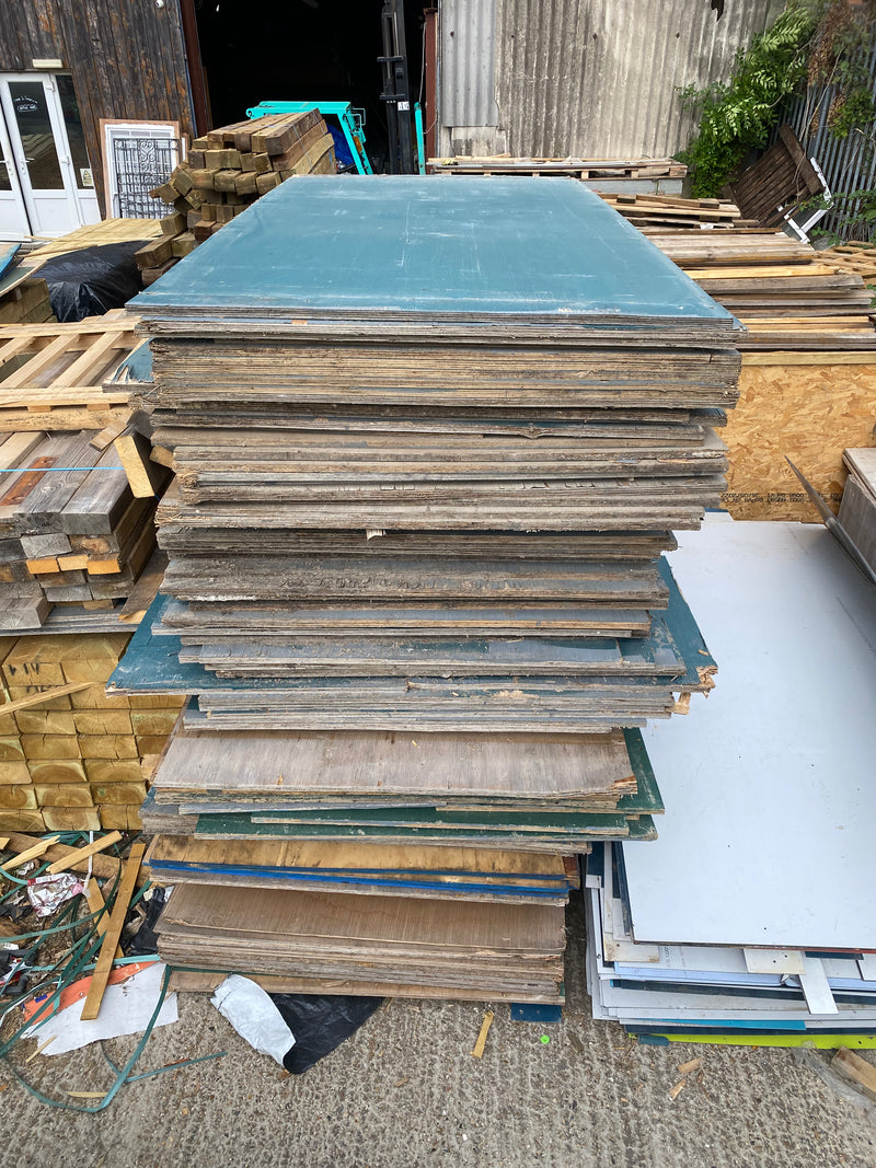 Reclaimed Full Sheets Of Used 18mm Plywood 8x4ft - Shuttering, Roofing, Sheet Material - £15 Each - Hardware > Building Materials > Lumber & Sheet Stock